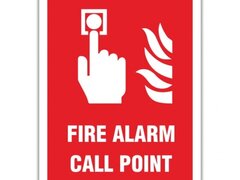 FIRE ALARM CALL POINT SIGN